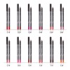 Juego De Delineador De Labios Impermeable Mate Sexy De 12pcs