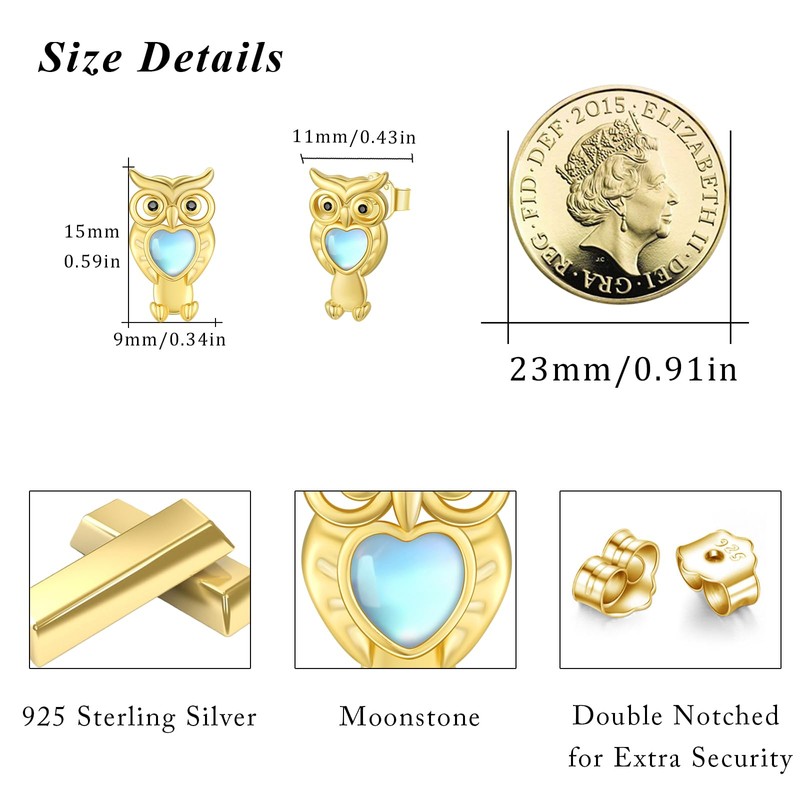 Animal Earrings 925 Sterling Silver Animal Stud Earrings Dolphin /