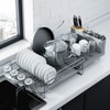 Kitsure Large Dish Drying Rack - Extendable Dish Rack, Multifunctional