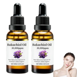 Aceite de Bakuchiol Orgánico Prensado en Frío 30.000 PPM, Sérum Facial Antienvejecimiento Avanzado 2026, Cuidado de la Piel Hidratante y Reafirmante