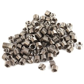 100 Piece Thread Repair Insert Set, 304 Stainless Steel Helicoil Type M5 X 0.8mm Thread Hole Repair Kit