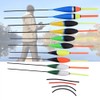 VGEBY Fishing Back and Forth Movement, Colourful Float 10 Pieces