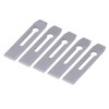5Pcs Planer Blades Steel 38mm Portable Knife Replacement Accessories for