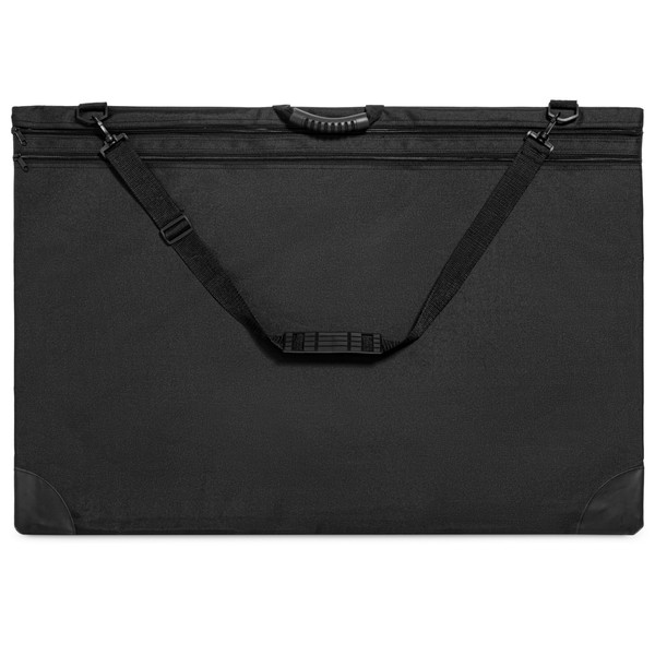 Art Alternatives Double Pocket Soft-Side Portfolio, 24" x 36", Black