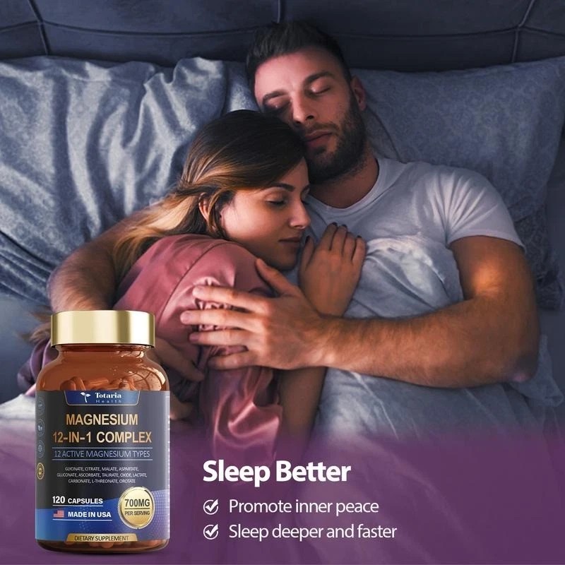 3Pack Totaria Magnesium 12 in 1 Complex 700mg - Glycinate