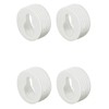Häfele Wardrobe Hooks White Plastic 20 mm Pack of 4