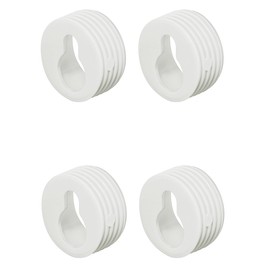 Häfele Wardrobe Hooks White Plastic 20 mm Pack of 4