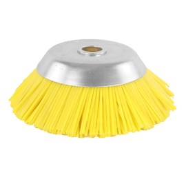 S&R Cone Brush Weed Brush 200mm x 25.4mm Nylon Bristles Nylon Brush Wild Herb Brush for Grass Trimmer Brush Cutter Brush Cutter