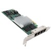 Gigabit Network Card 4 RJ45 Port PCIE X4 10Mbps 100Mbps