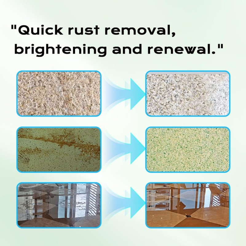 Bmkousg Rust Stain Remover Marble Cleaner Tile Rust Remover Granite