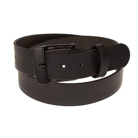 Nohma Leather, Men's Leather Belt, Made in USA, Full-Grain Leather, Casual Everyday Wear Belts, Amish Handmade (Black 5572-BK, 32" (Size 28 Pants) - Check Size Guide)