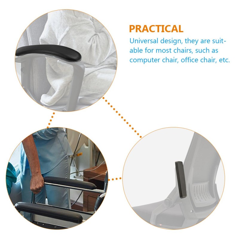 Operitacx 1 Pair of Armrests Cushion Armrest Pads Armrests for