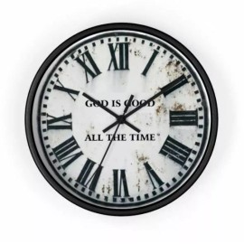 Just Right Fit "God Is Good All The Time" Wall Clock 10 Inch By Just Right Fit