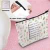 FEELMEM JW Baptism Gift Pioneer Cosmetic Bag Bible Verse Pioneer