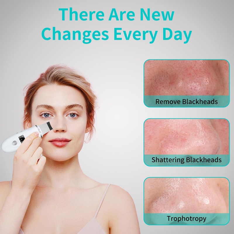 Skin Scrubber Facial Spatula - 4-in-1 Deep Cleansing Tool for