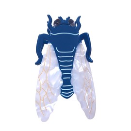 Cute Flying Cicada Hair Clip,Acetate Hair Clip,Small Cicada Claw Clip for Women