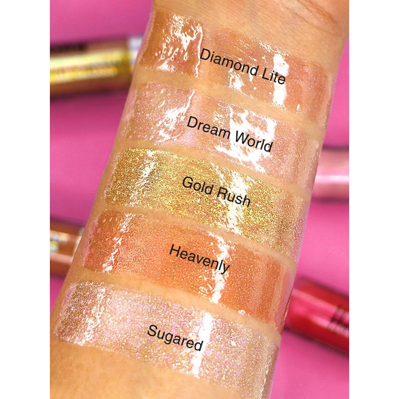 L.A. COLORS Holographic Iridescent Lipgloss, Diamond Lite CLG423