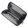 Umbro Tarpaulin Round Zip Long Wallet, black/black