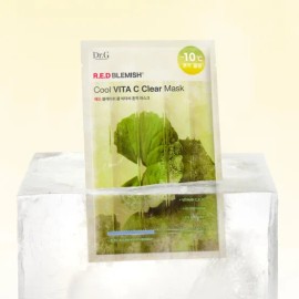Dr.G (Hyundai Hmall) [Dr. G] Red Blemish Cool Vita C Trace Mask 10 sheets / (현대Hmall) [닥터지] 레드 블레미쉬 쿨 비타C 흔적 마스크 10매