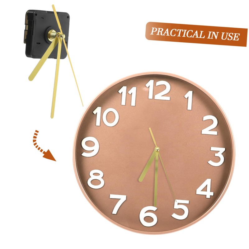 jojofuny Classic Wall Clock Movement Mute DIY Clock Mechanism Replacement