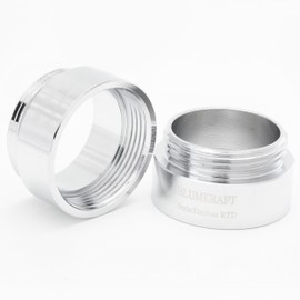 BLUMKRAFT Compatible with Danfoss RTD radiators: set with 2 adapters M30 x1.5 for thermostat/thermostat head M30x1.5 AG