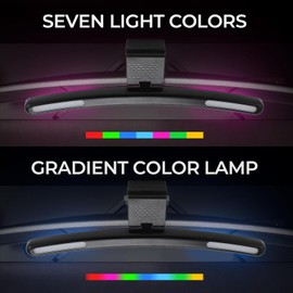 USB RGB Curved Computer Light Bar, LED Dimmable Screen Light Bar - Touch Control Light Source, Timed Eye Caring for Home Office