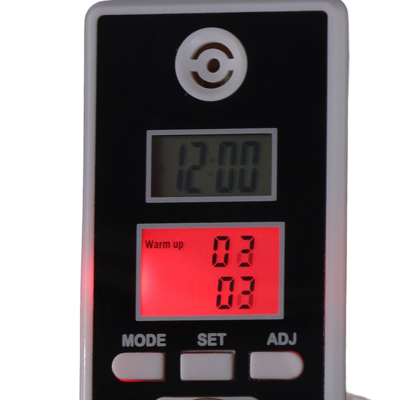 Breath Tester Digital Drunk Meter Dual LCD Display with Audio