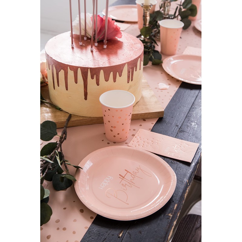 Folat 67260 Napkins Elegant Lush Blush Years 33 x 33