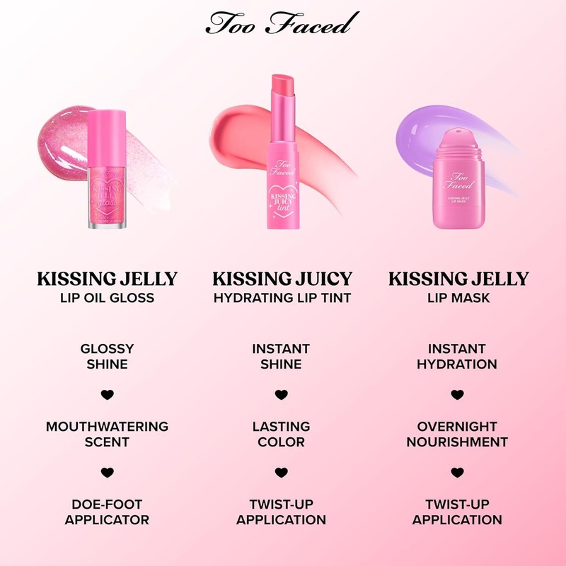 Too Faced Kissing Jelly Lip Mask Night & Day Hydrating
