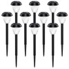 URAGO Super Bright Solar Lights, Waterproof 10 Pack, Dusk to