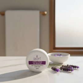 Crema Facial Lavyn Lavanda 60ml Con Ácido Hialurónico