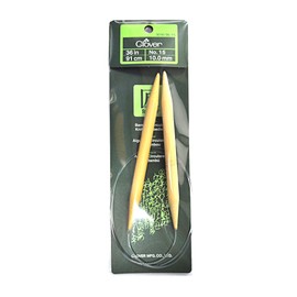 Clover Takumi Bamboo 36 Inch Circular Knitting Needle Size 15