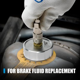 SMOTIVEPRO E20 Adapter for Brake Bleeder - Aluminum Brake Bleed Adapter Fits Most European Car Models