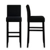 Lellen Bar Stool Covers Set of 4,Stretch Washable Bar Stool