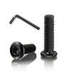 YFLeomry Pack of 40 Flat Head Screws M5 x 12