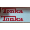 TONKA TRUCK 63-65 CAMPER LOGO PEEL AND STICK DECALS
