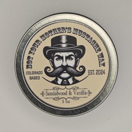 Not Your Mother's Mustache Wax Sandalwood & Vanilla Scented