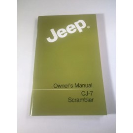 1984-1985 Owners Manual for Jeep CJ5 / CJ7 / CJ8 Scrambler