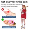 2 Pack Baseball Thumb Guard for Pro Batters, Hitter Swing