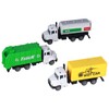 3pcs 1:50 Garbage Truck Models Set Plastic Alloy Sanitation Tanker