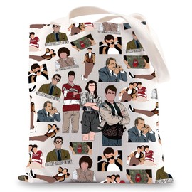 BWWKTOP Bueller Day Tote Bag Ferris Fans Gift Ferris & Jeannie & Cameron Canvas Shoulder Bag Ferris Merch (bueller)