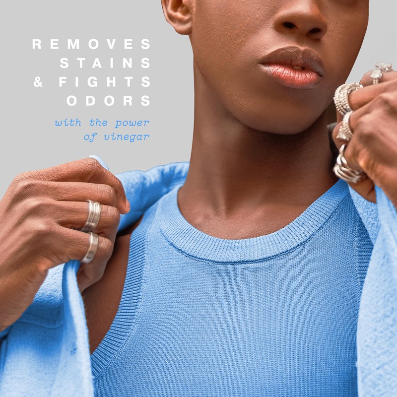 9 Elements Liquid Laundry Detergent, Unscented, Vinegar Powered, 92 fl