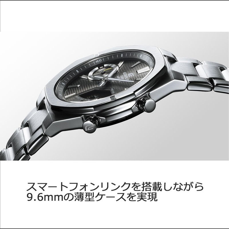 Casio ECB-S10YD Edifice Smartphone Link Series Wristwatch, blue, Bracelet Type