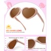 NSSIW Kids Polarized Sunglasses Heart-Sunglasses: Toddler Sun Glasses with UV