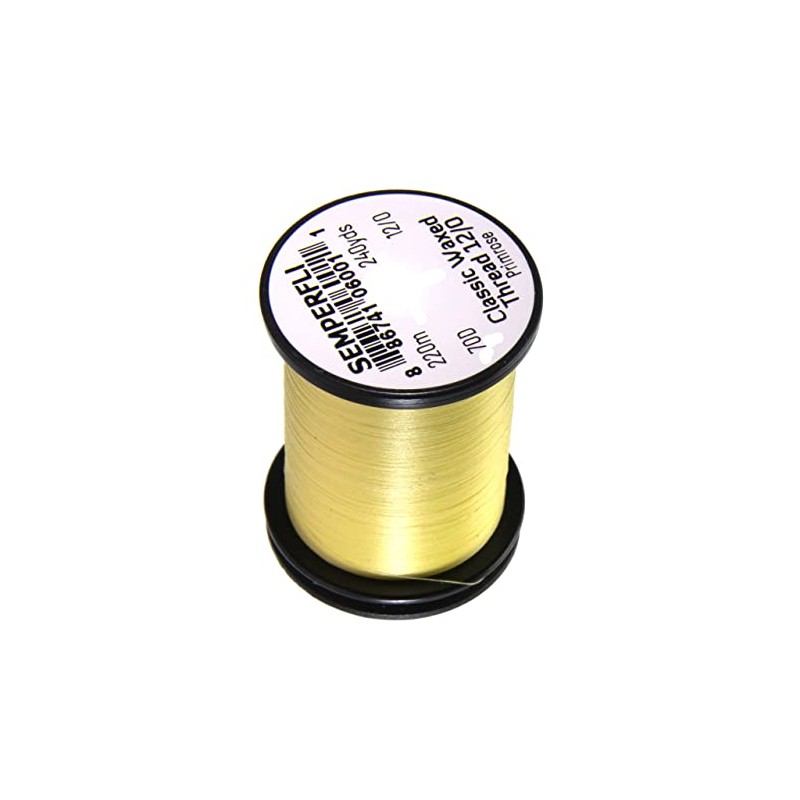 Semperfly Classic Waxed Thread 12/0 Primrose