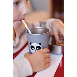 Red Rover 20008 Stainless Steel Animal Kids' Cups, 3 x 3 x 4 inches, Multicolored