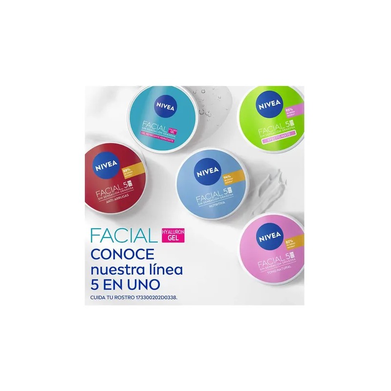 Gel Facial Nivea Cuidado Ácido Hialurónico 100ml