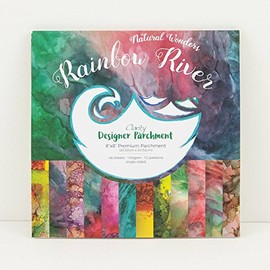 Clarity Designer Parchment: Rainbow River 8" x 8"