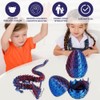 3D Dragon Egg Articulating Gemstone Crystal Dragon Figurine 3D Eggs