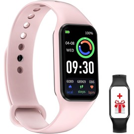 Smart Watch for Women,Fitness Watch with Heart Rate/Blood Oxygen Sleep Monitor,5ATM Waterproof Step Counter Watch with 24 Sport Modes,1.47'' Touch Screen Smartwatches for Android iOS - Upgrade